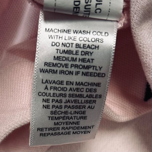 UNTUCKit Large Pink Long Sleeve Knit Shirt Button Down Golf Work - Picture 6 of 7